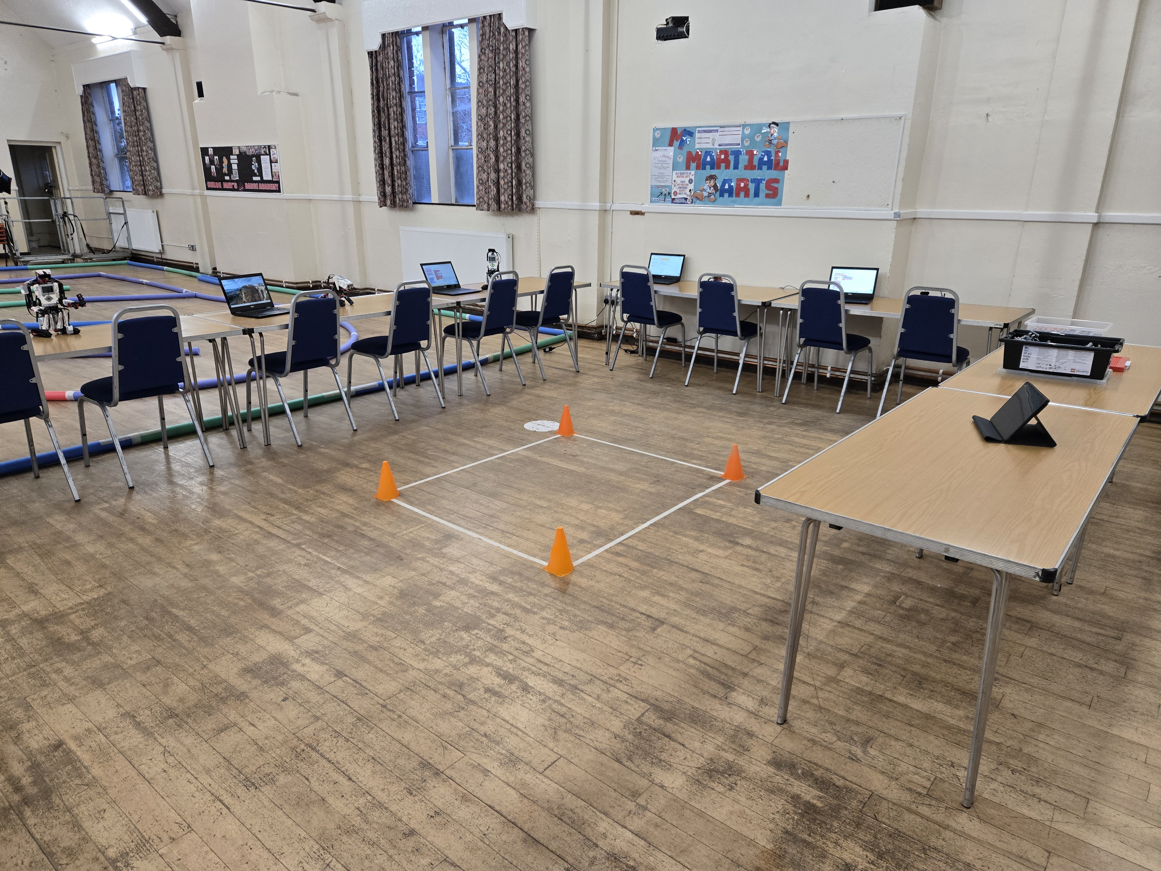 RobotCoders equipment and space